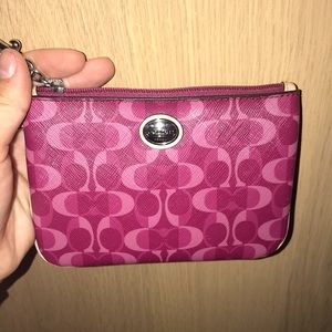 Small Coach Wristlet
